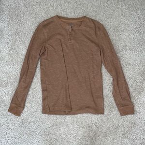 Men’s Brown Henley